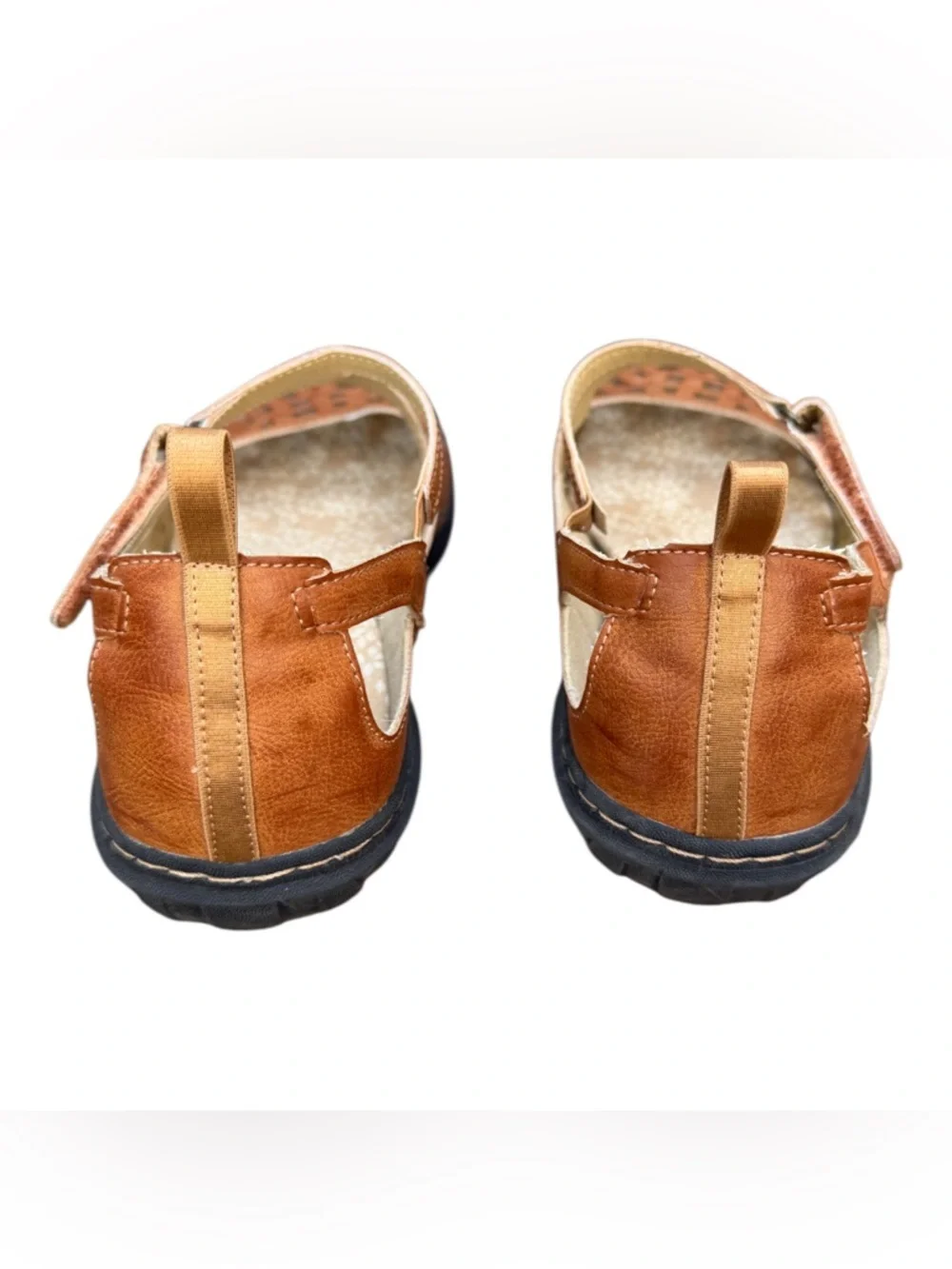 JBU Jambu Women’s 9 1/2 Bellerose Brown Floral Cutout Memory Foam Comfort Shoes